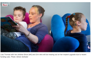 Hearing devices rationed- SMH article 7.04.2015 